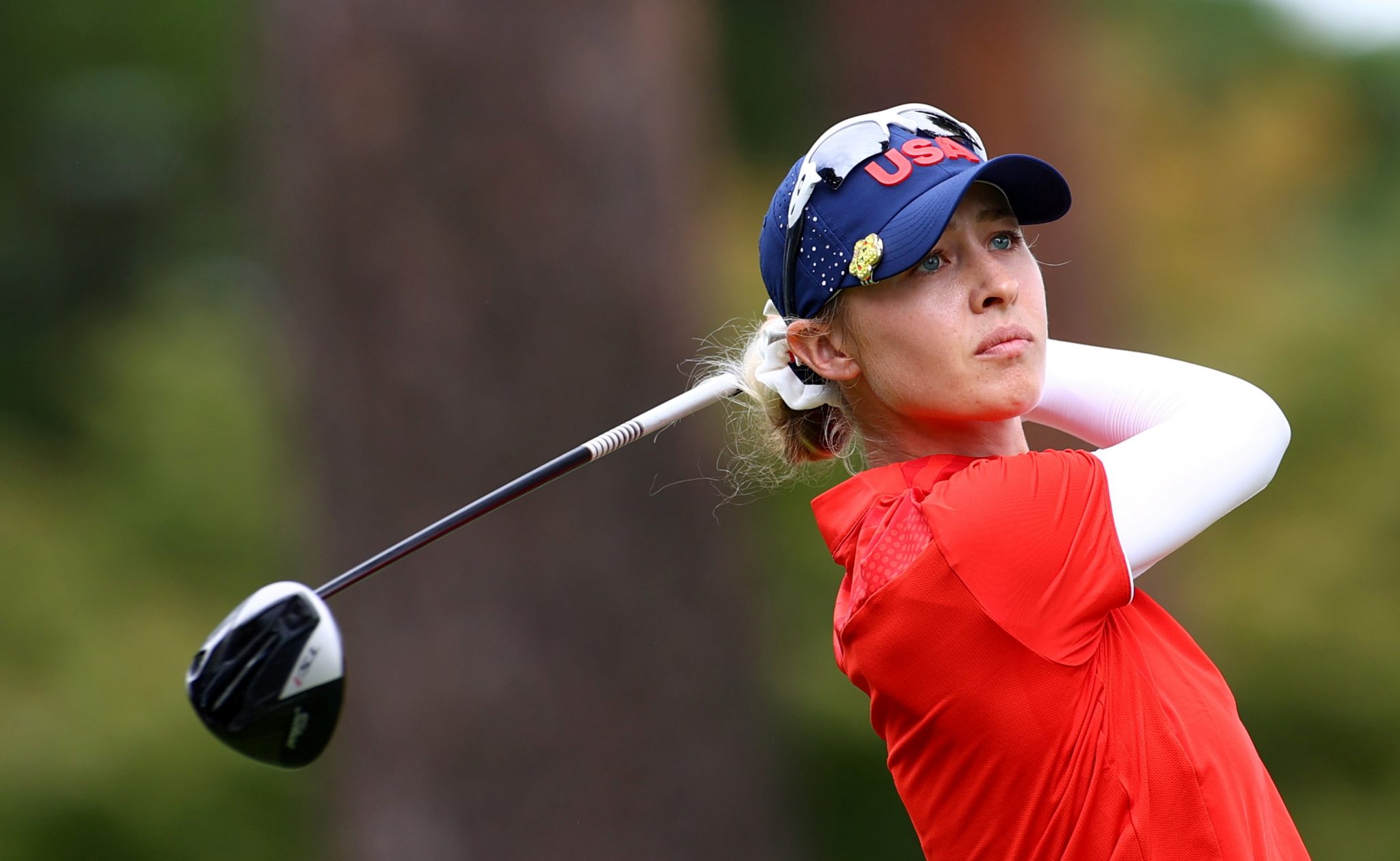 GOLF Nelly Korda Heat, Rain Delay to Claim Gold for U.S