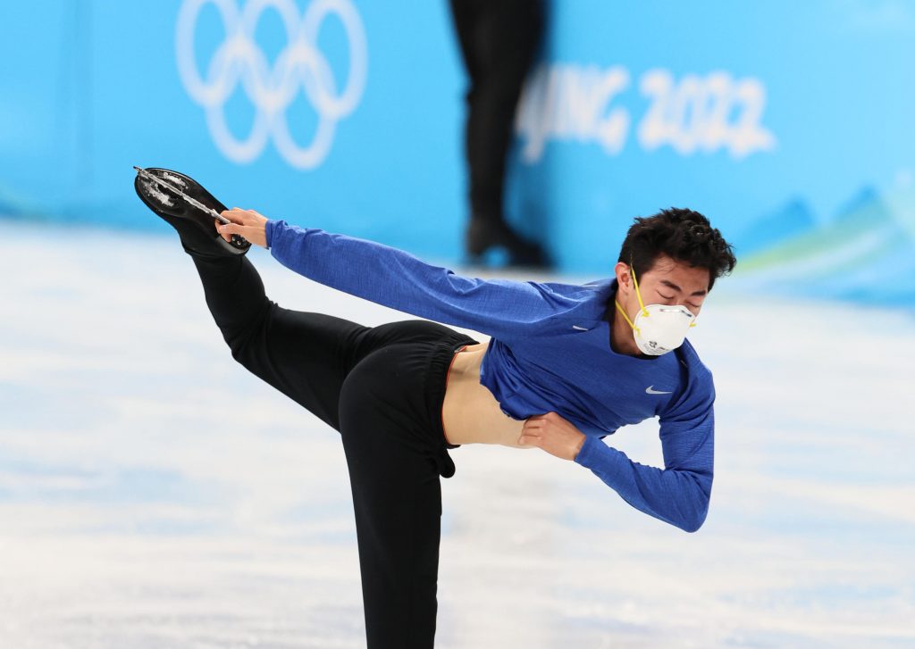 Nathan Chen Trains for Fourth Straight Day in Bid for Gold in