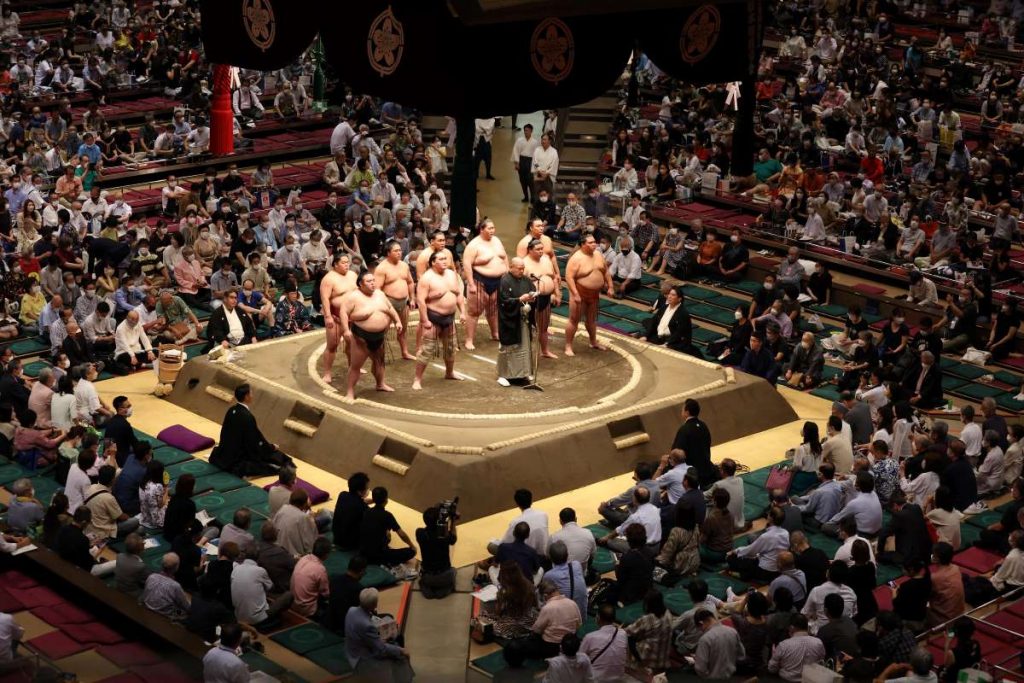 Japan's only homegrown sumo champ bows out in tears - Vanguard News