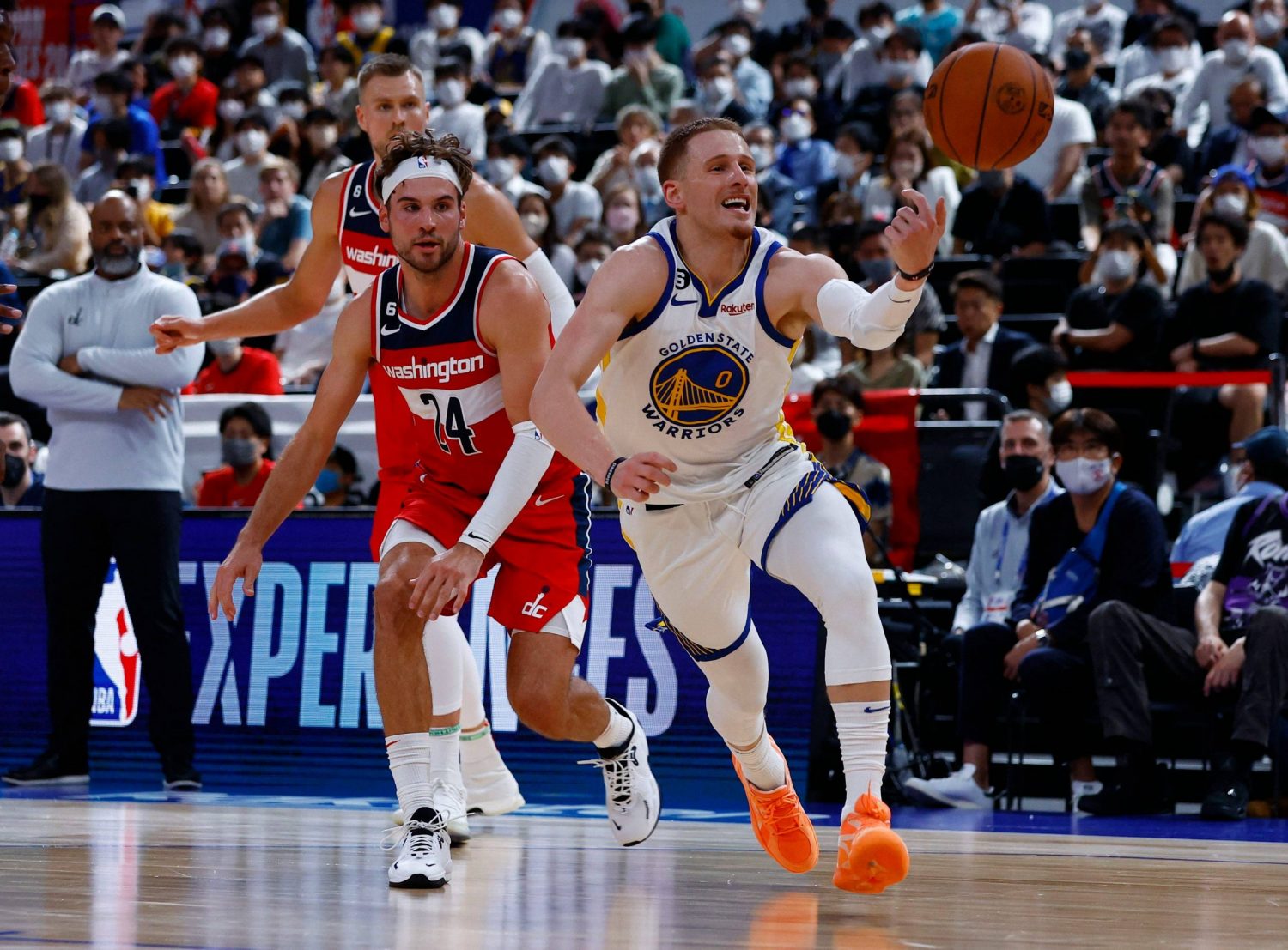 Warriors Prevail Against Wizards in NBA Japan Games Opener | SportsLook 