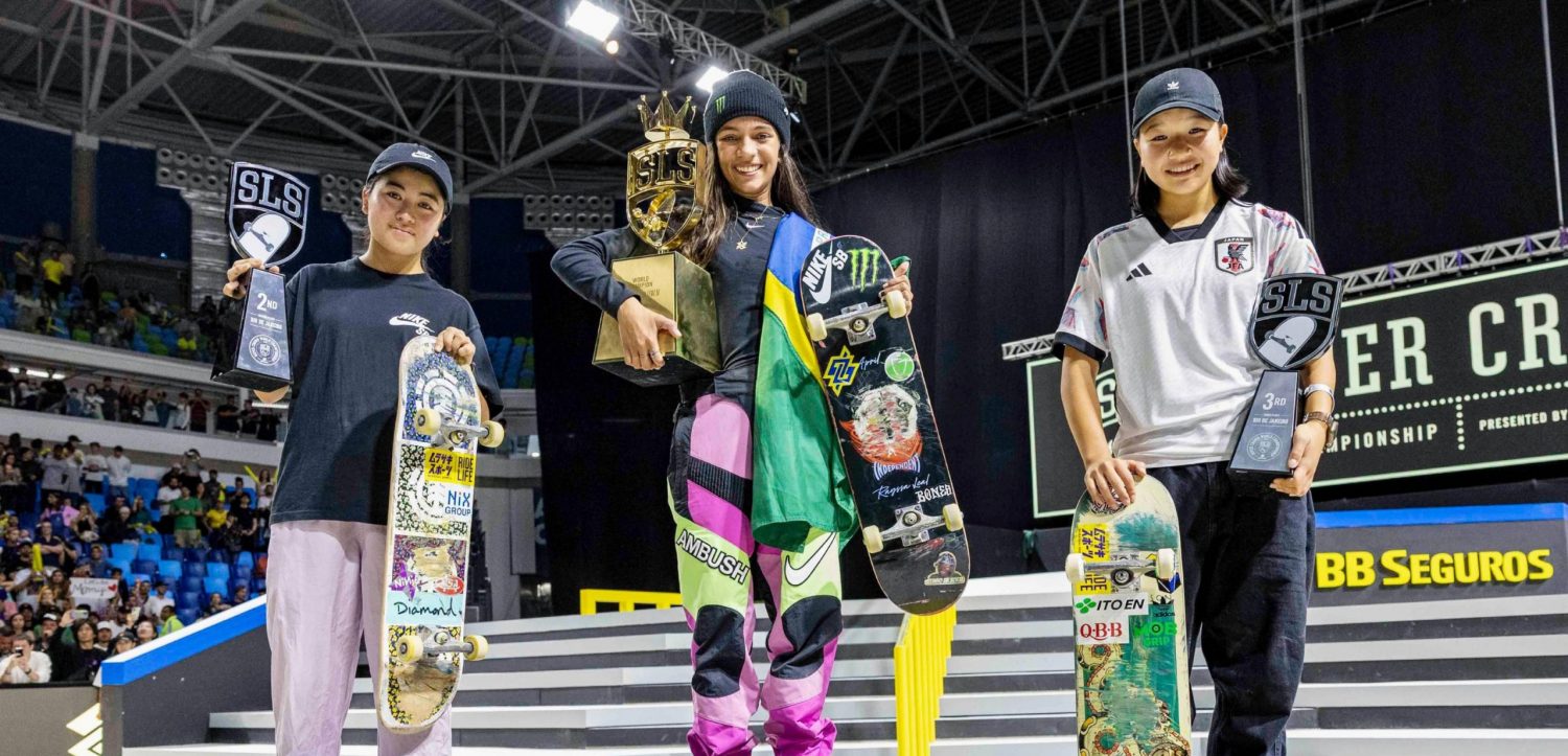 JAPAN SPORTS NOTEBOOK] Skateboarding Stars Funa Nakayama and Momiji Nishiya  Nab Medals in Street League Season Finale