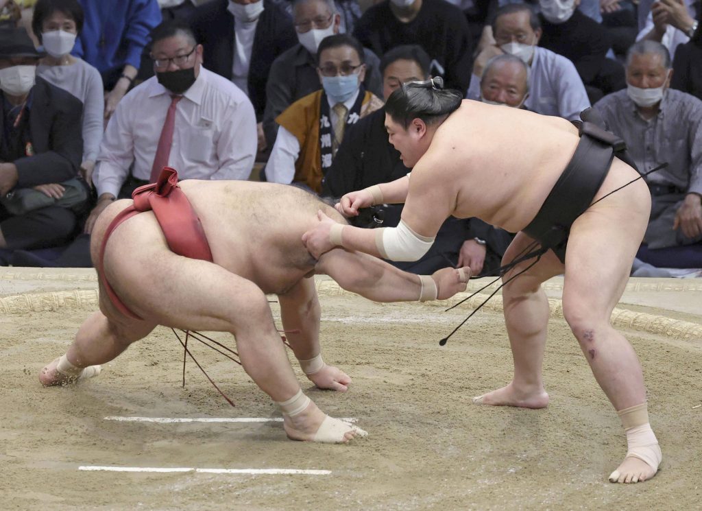 Japan's only homegrown sumo champ bows out in tears - Vanguard News