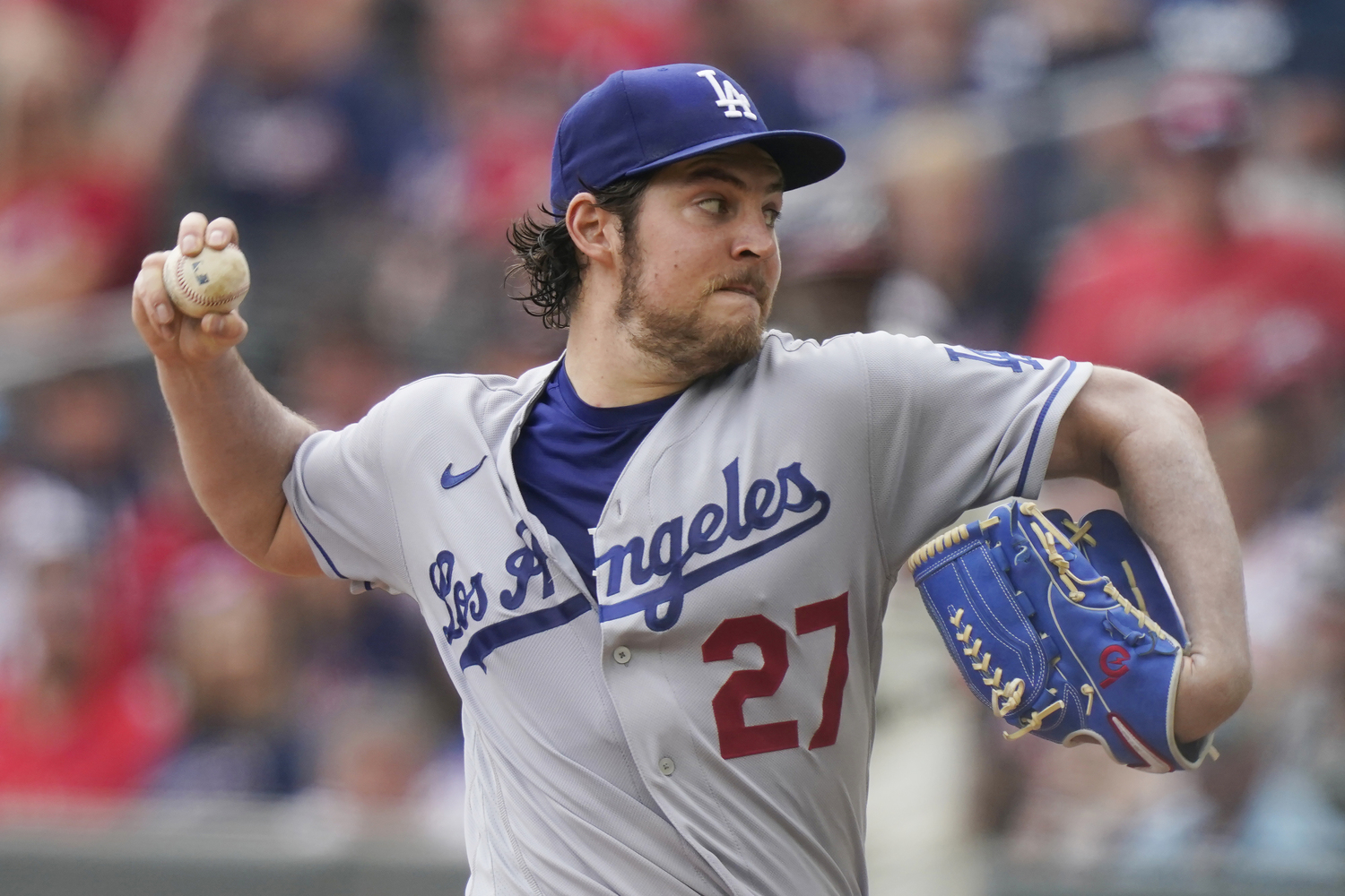 Trevor Bauer receives his 2020 Cy Young Award before Reds vs. Dodgers