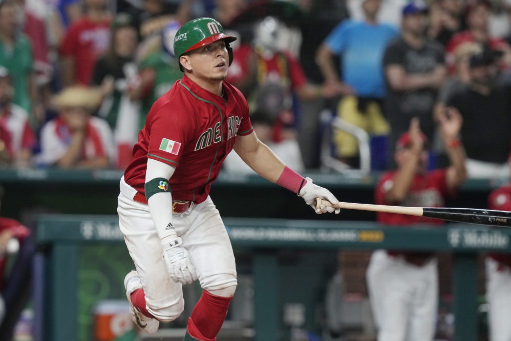 Japan's Shohei Ohtani's Randy Arozarena celebration in the World Baseball  Classic semi-final against Mexico - AS USA