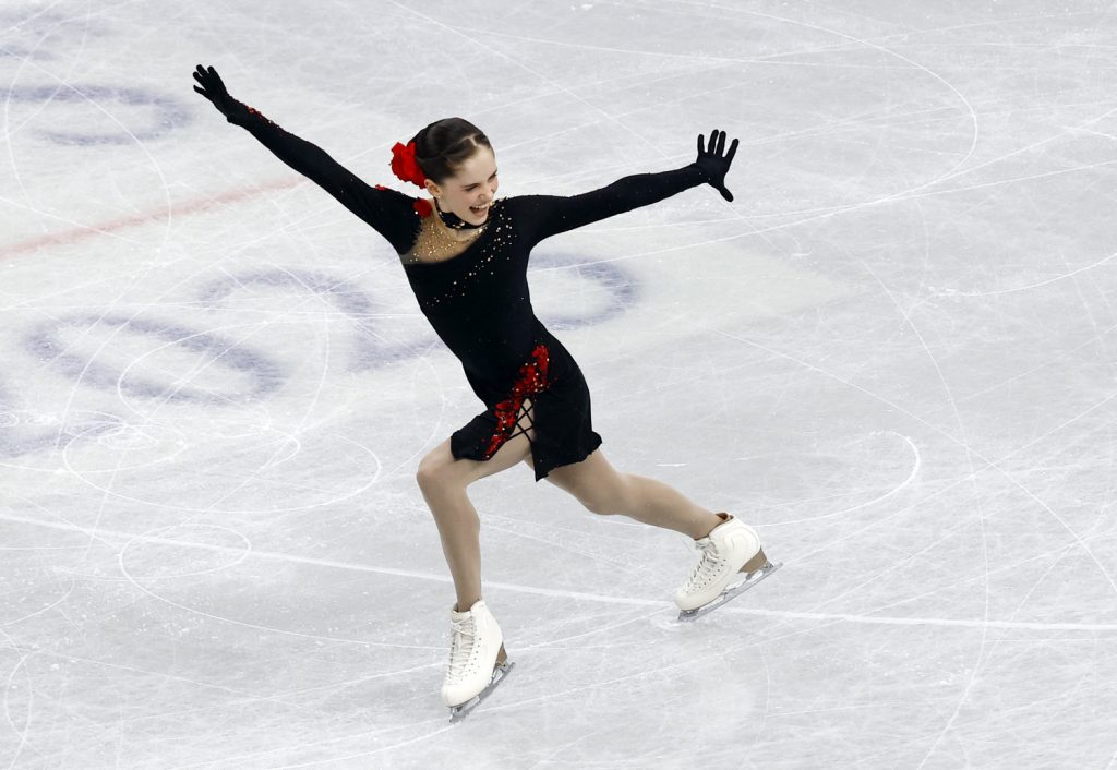 Sakamoto three-peats at figure skating worlds as US teen Levito