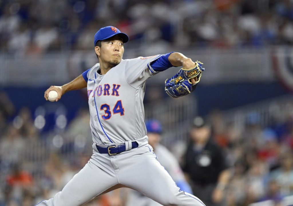 Kodai Senga strikes out eight to win MLB debut with Mets - The Japan Times