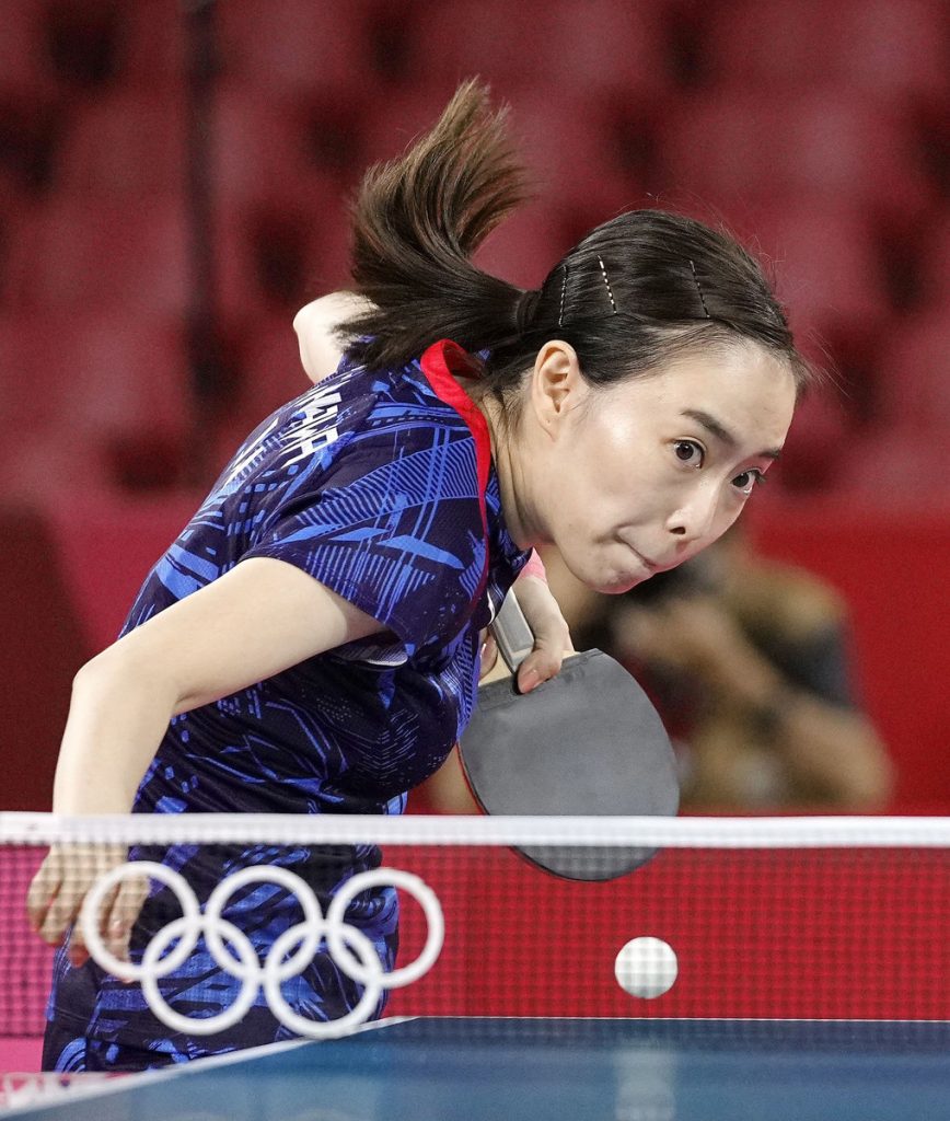 Kasumi Ishikawa (JPN), MARCH 27, 2012 - Table Tennis : Kasumi Ishikawa of  Japan in action during the LIEBHERR Table Tennis Team World Cup 2012  Championship division group C womens team match