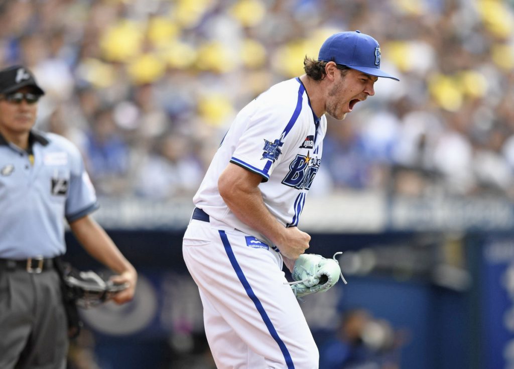 BayStars Starter Trevor Bauer Fans 9 to Pick up Win in NPB Debut