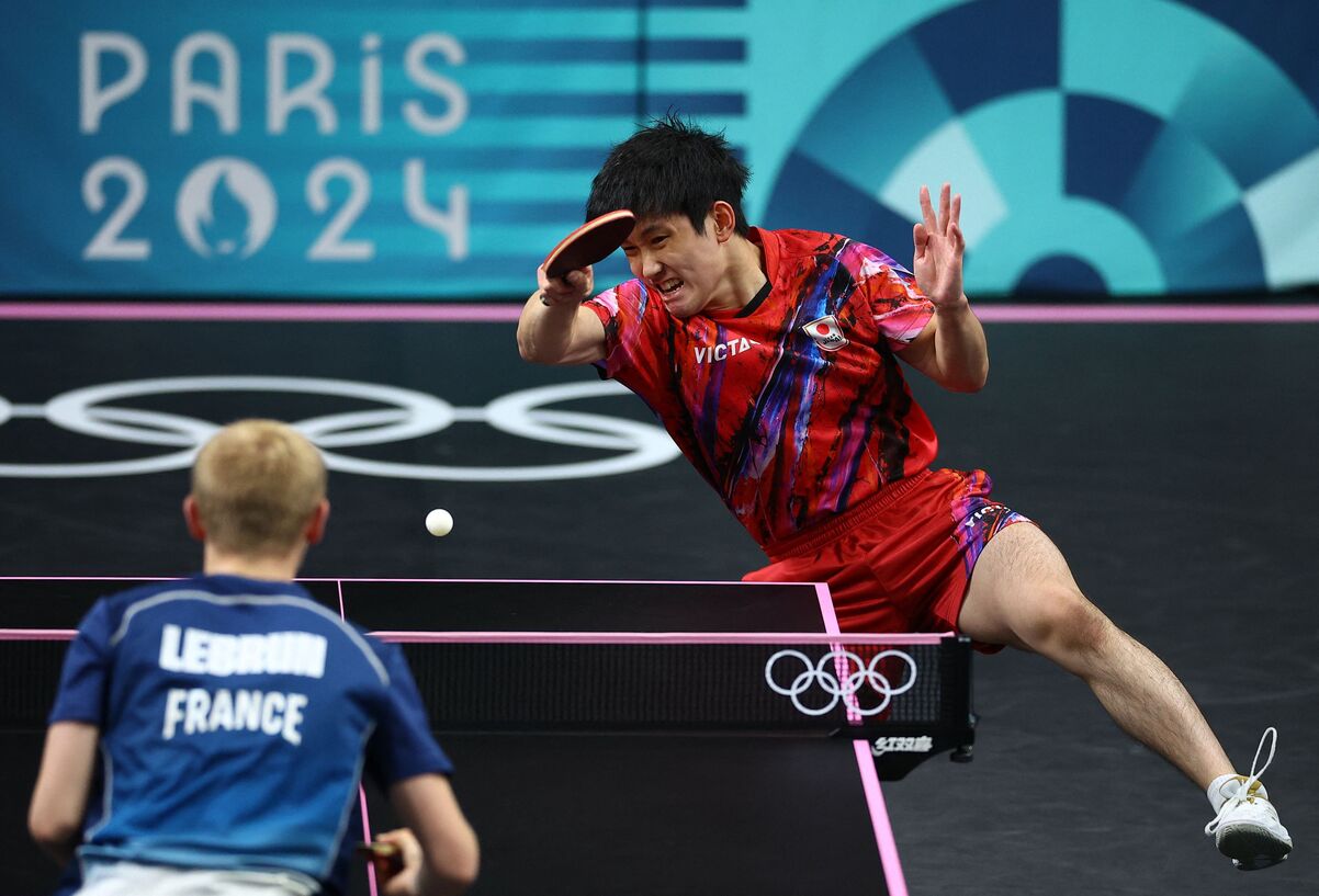 France Edges Japan for Bronze Medal in the Men's Table Tennis Team