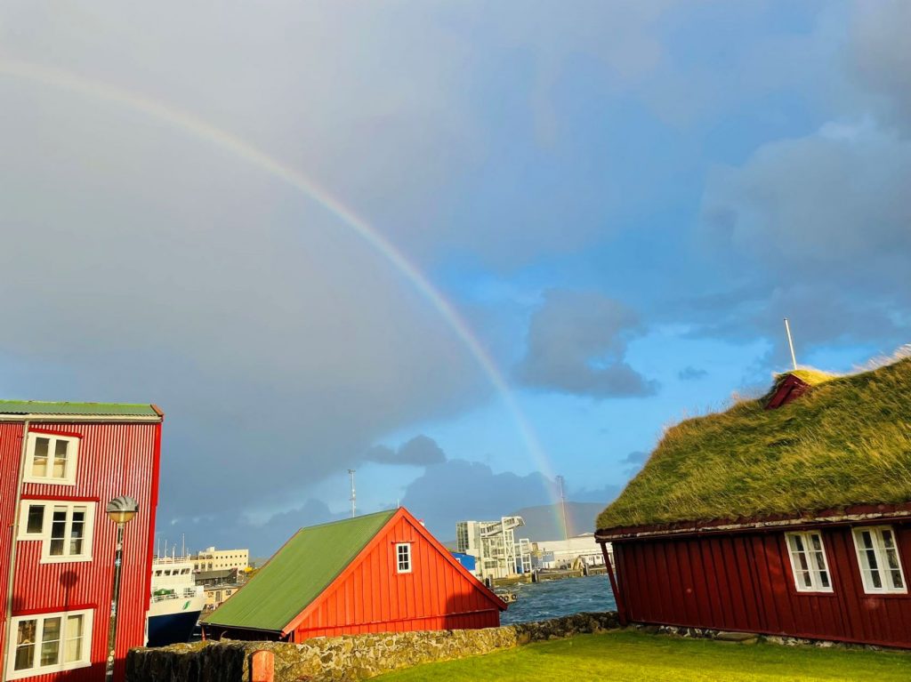 Rainbow over Nordic House